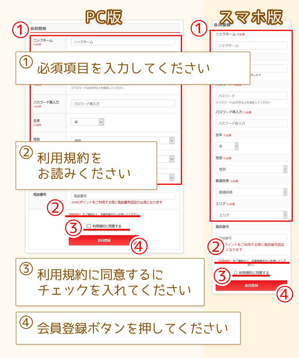 入力してください